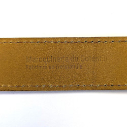 Ceinture moutarde dos marque