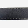 Ceinture gris foncé dos marque