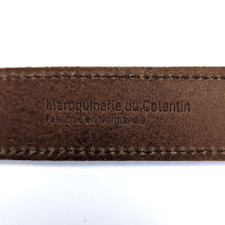 Ceinture marron dos marque