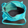 Sac cabas turquoise ouverture M