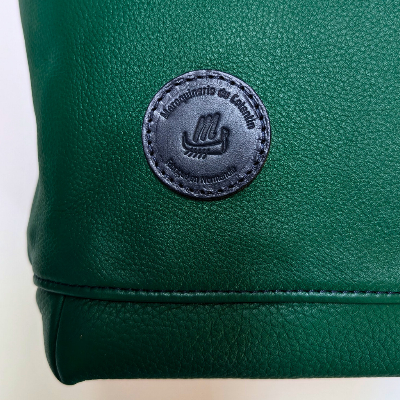 Sac cabas vert coin