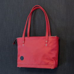 Sac cabas rouge M