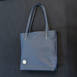 Sac cabas bleu ciel d'orage L