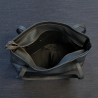 Sac cabas noir avec fermeture à glissière M