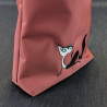 Tote bag Rouge chat love