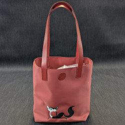 Tote bag Rouge chat love