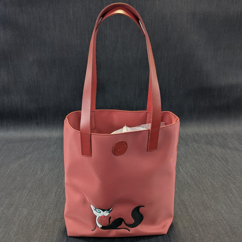 Tote bag Rouge chat love