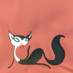 Tote bag Rouge chat love