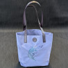 Tote bag Violet plume