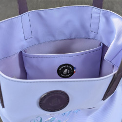 Tote bag Violet plume