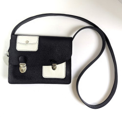 Marine pochette blanc carré