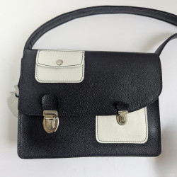Marine pochette blanc carré
