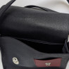 Marine Pochette Rouge grainé poche interieur