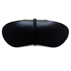 Etui lunettes noir avec lunettes Dos