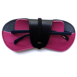 Etui lunettes rose  avec lunettes Face