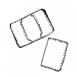 Porte carte sans rfid dessin