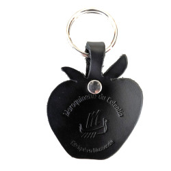 Porte clé Petite pomme noir