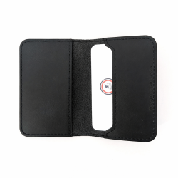 Porte carte RFID noir ouvert