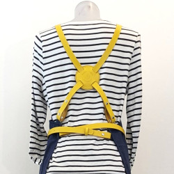 Tablier jaune dos