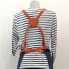 Tablier orange dos