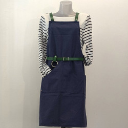 Tablier vert jardin face