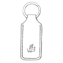 Porte clé classique dessin