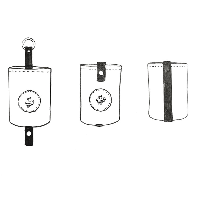 Etuis porte clé dessin