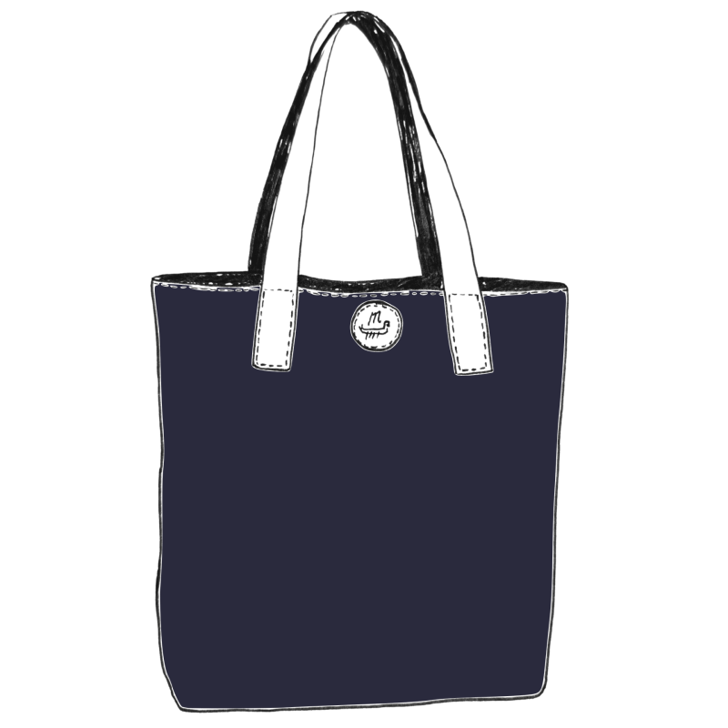 Tote bag dessin Jean sans broderie