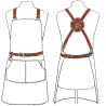 Tablier Marron