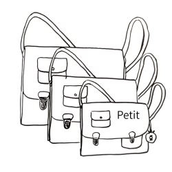 Sac a main décalé dessin taille petit