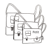 Sac a main décalé dessin taille petit