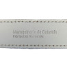 Ceinture blanche dessous marque