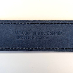 Ceinture bleu roi dos marque