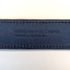 Ceinture bleu roi dos marque