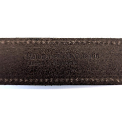 Ceinture chocolat dos marque