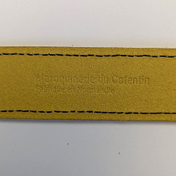 Ceinture jaune dos marque