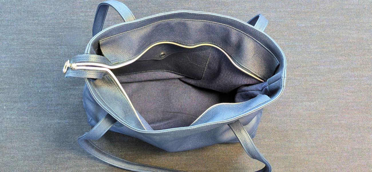 Ouverture du sac cabas